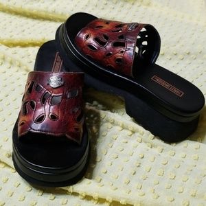 Womans Harley Davidson Slides